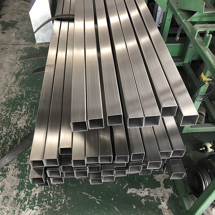 Factory Price 201 304 316 Square Rectangular Stainless Steel Tube 304L Welded Material Steel 316L Stainless Steel Pipes