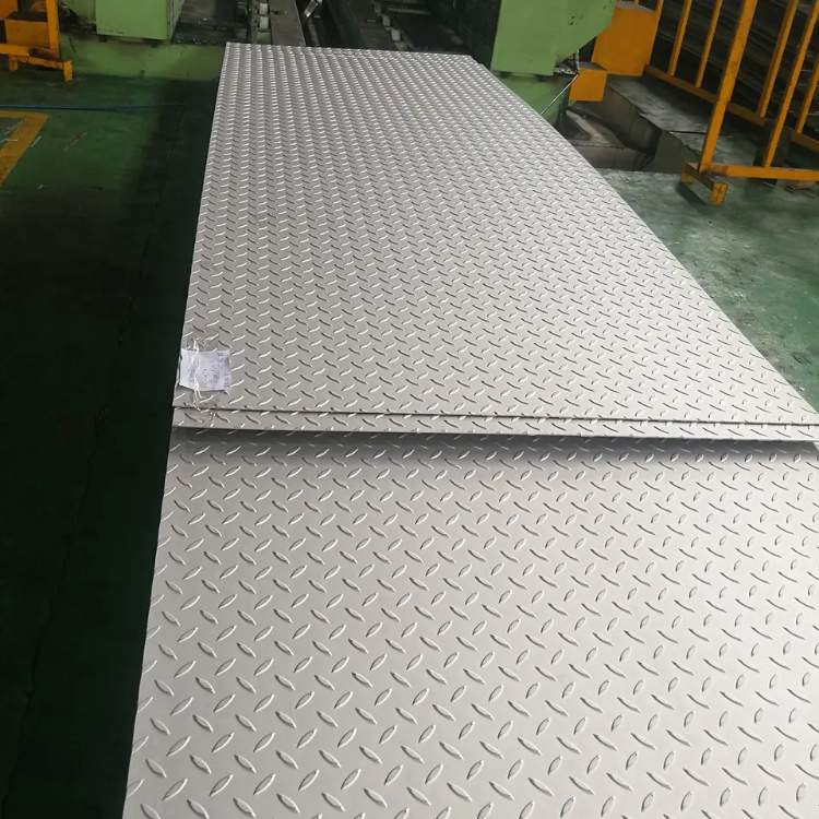 304 304L 316 316L Checkered Stainless Steel Embossed Plate