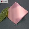 304 Golden Mirror Finish Titanium Gold Color Coated Stainless Steel Sheet